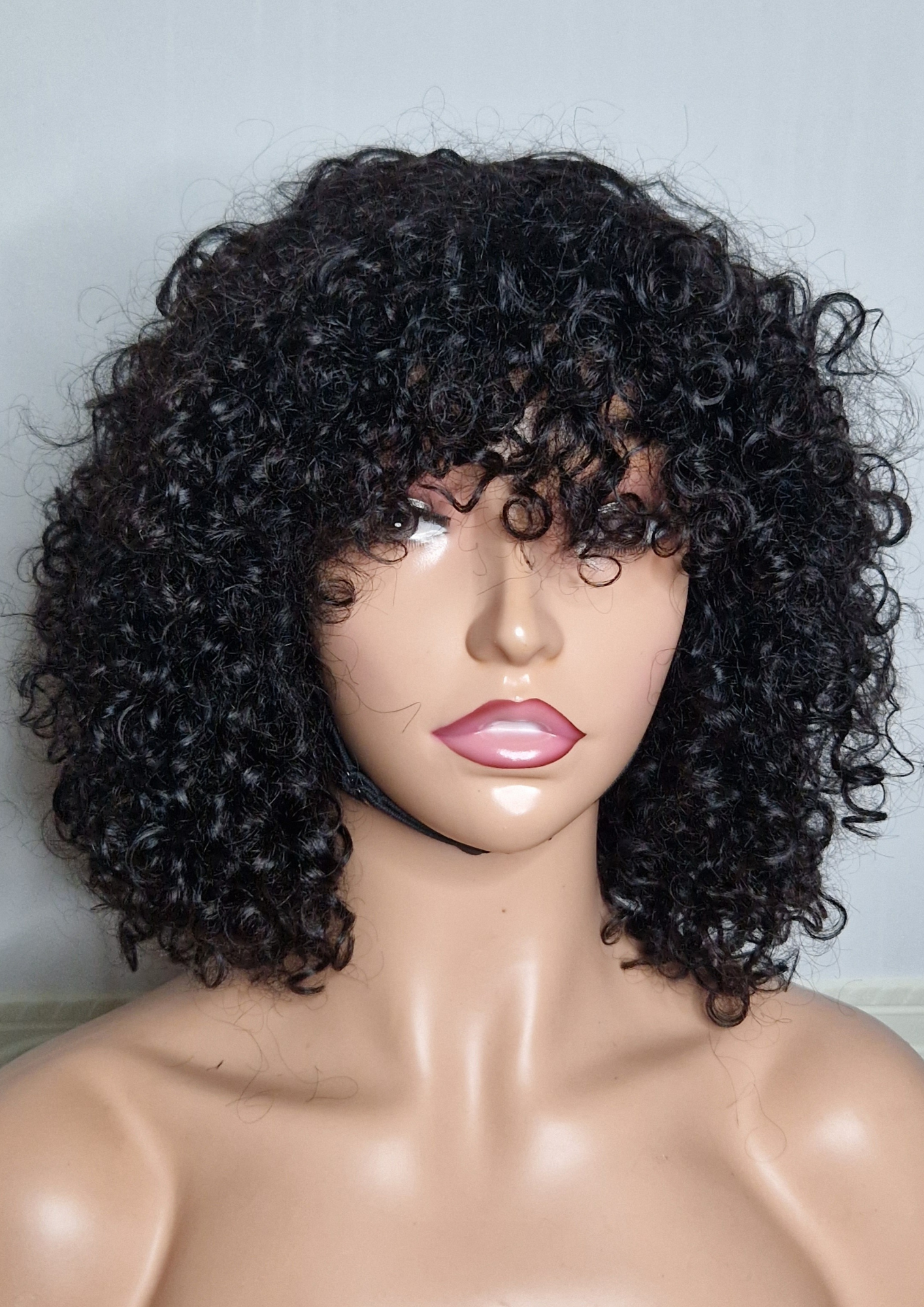 "Cheyla" kinky Afro- wig with fringes