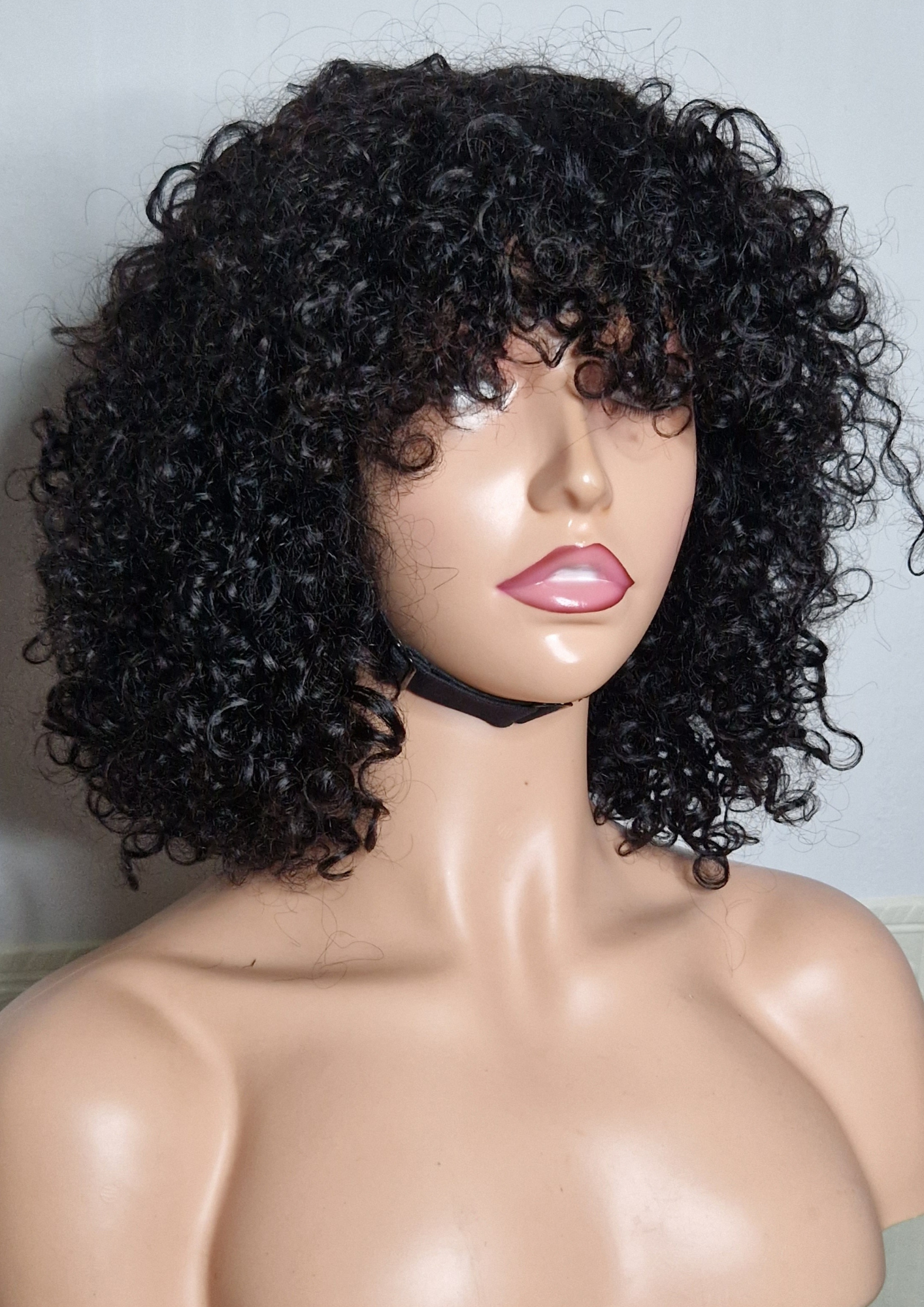 "Cheyla" kinky Afro- wig with fringes