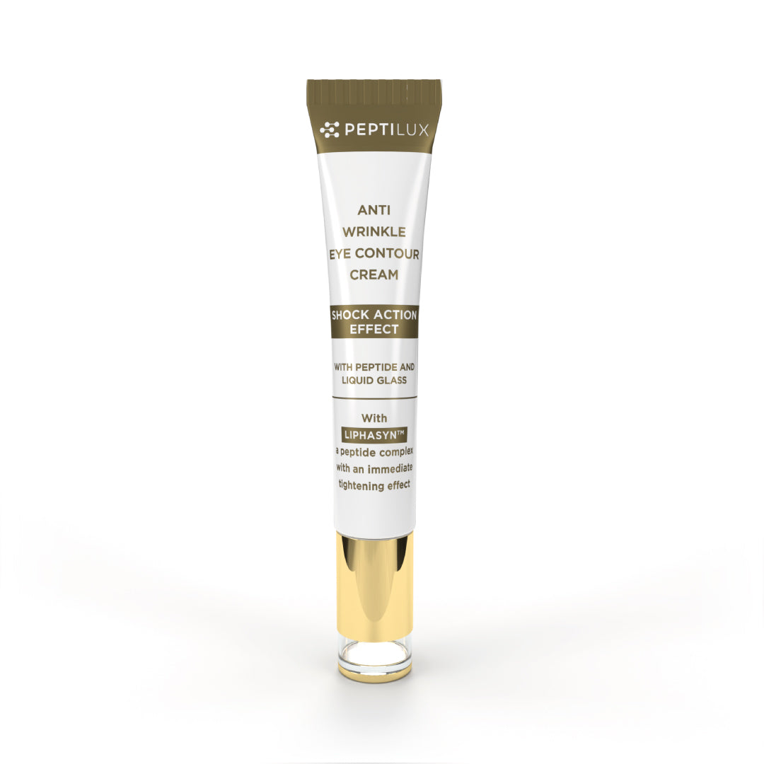 Peptilux - Crema contorno de ojos antiarrugas 'efecto shock action' con LIPHASYN