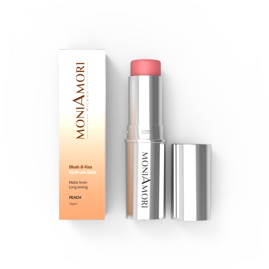 Blush &amp; Kiss | Stick multi-usages 7 g | Pêche