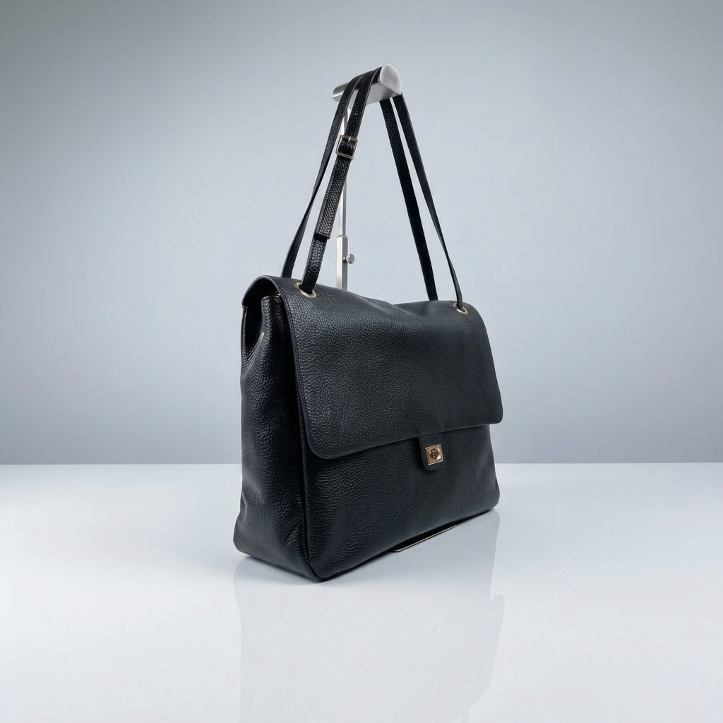 Borsa grande GRACE Vera Pelle Made in Italy - Nera